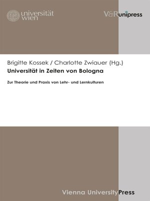 cover image of Universität in Zeiten von Bologna